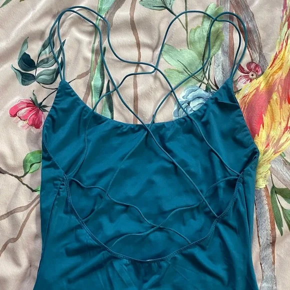 Teal Le Lis Bodysuit - Picture 5 of 7